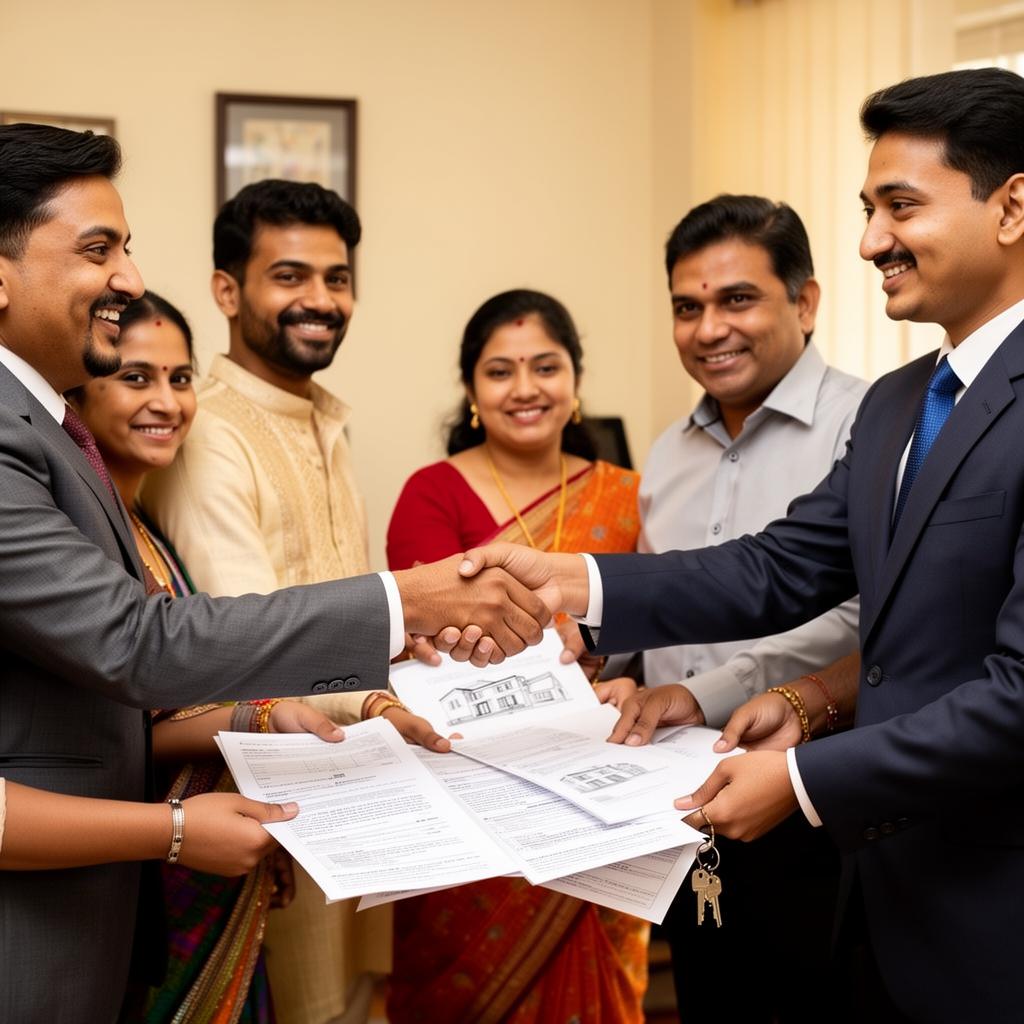 প্লট হস্তান্তর অনুষ্ঠান